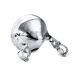 Cuvelage Optique 7" - Aluminium - Phare Rond - Chromé - Avec Fixations