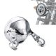 Cuvelage Optique 7" - Aluminium - Phare Rond - Chromé - Avec Fixations