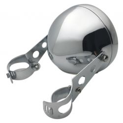 5.75" Optical Housing - Aluminum - Round Headlight - Chrome - With Fixings