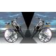 ADAPTATIVE  Full LED headlight Harley Davidson V-ROD from 2002 - BLACK - 60W - 3450Lms