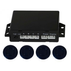 Parksensoren 4 schwarze Sensoren - Buzzer