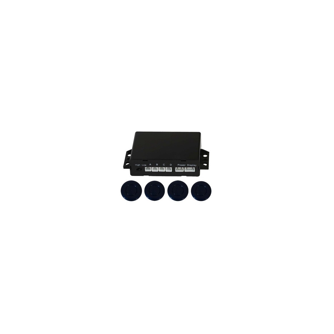 Radar de recul 4 capteurs noir - buzzer