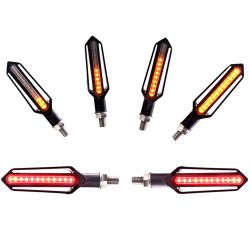 CLIGNOTANT +  STOP LED DÉFILANT pour Africa Twin 750 1990 - 04 - HONDA - NightX V3.0