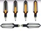 Sinal de mudança de direção LED + luzes diurnas para 888 Strada (ZDM888S) - DUCATI