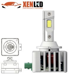 Ampolla D3S de conversión LED Plug&Play 5700Lms - V18 - 35W - Pk32D-5 - CANBUS 90%
