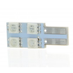 ONESIDE 4 SMD-LED-LAMPE Rot – T10 W5W – Signal-LED – 12 V