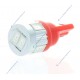 6 LED SG bulb - W5W - Red - T10 - 12V LED signal lamp