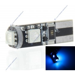 Bulb 3 LED SMD canbus blue - T10 W5W