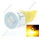 6 LED SG bulb - W5W - Orange - T10 - LED Flashing - high power 12V Flash