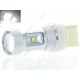 Lampadina 6 LED CREE 30W - W21/5W - Alta gamma 12V Doppia intensità Bianca