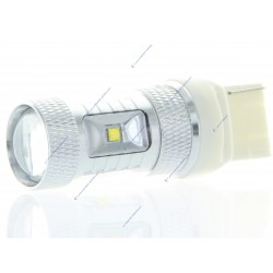 Bombilla LED - 6 LEDs CREE 30W - W21W - Gama alta - 7440 T20 - Alta potencia - Blanco Puro 5500K