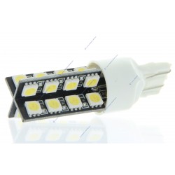 Ampoule T20 W21/5W 7443 32 LED SMD CANBUS sans erreur - Blanc - Lampe de voiture