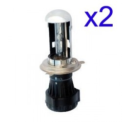2 x 35W Glühbirne H4-3 4300K ​​Bi-Xenon-HID-Kit