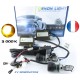 Kit H4-3 bi-xénon - 3000K Jaune - Slim Ballast  - voiture - 35W 12V - Système de conversion xénon