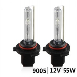 2x HB3 9005 4300K 55W HID bulb