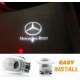 2x logo Coming Home integrato Mercedes Classe A, C, E, CLK, GLK, M - Illuminazione porta a LED