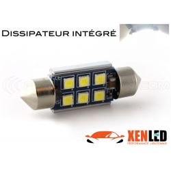 1 x Lampe C5W c7w 6-LED Super canbus 450lms xenled - Gold