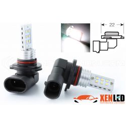 2 x 12 LED SS HP lampen - HB4 9006 - 120lms - P22d 12V - Wit