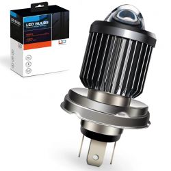 Ampoule LED R2 P45t 4D-LENS ALTERNÉE - 9-32Vdc - 6000K - 4000lms - XENLED
