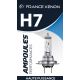 2 x Ampoules H7 100W 12V ORIGINE - FRANCE-XENON