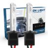 2 x ampoules H3 8000K 35W xénon hid de rechange - Embase plastique universelle