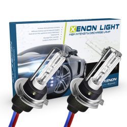 2 x H7 8000K 35W metalen lange vervangende verborgen xenonlampen