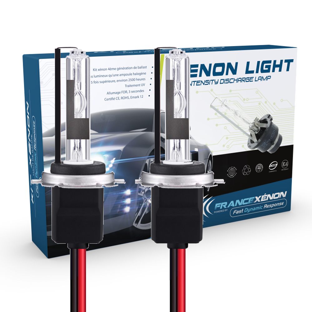 2X Car HID Xenon Headlight Lamp Light For H7R 6K 6000K 35W Bulbs Replacement 