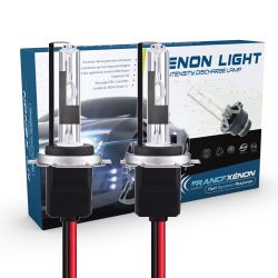2 x lâmpadas refletoras curtas metálicas H7R 4300K 35W