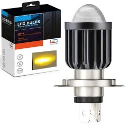 Bi-LED-Birne H4 Gelb 4D-LENS ALTERNATE - 9-32Vdc - 2500K - 4000lms - XENLED