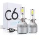 2 bombillas x LED h7 ventilado mazorca c6 - 3800lm - 12V / 24V