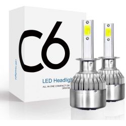 Bulbs 2 x h1 disaggregated C6F 36w - 3800lm - 6000k - 12/24 vdc