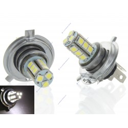2 bombillas H4 de 24 V - LED SMD 18 LED - Bombilla para camión de 24 voltios