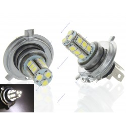 2 x H4 24V pærer - LED SMD 18 LED - 24 Volt lastbil pære