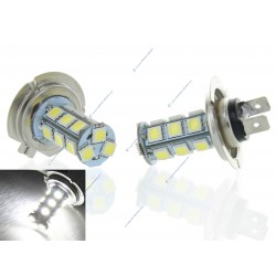 2x H7 24V bulbs - LED SMD 18 LED - Truck lighting - Public works - Boat LED