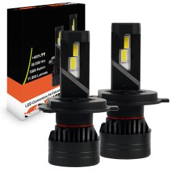 Pack Ampoules bi-LED H4 FALCON3 45W - 11 000Lms réels - Spécial Feux de route - 9-32V