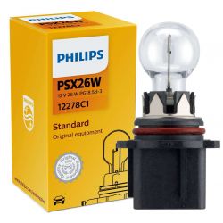 1x lampadina PSX26W Philips Standard 12V 26W - PG18.5d-3 - 12278C1
