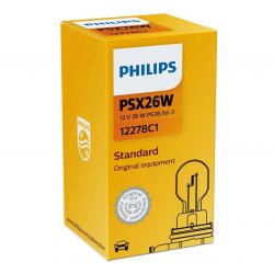 1x PSX26W Glühbirne Philips Standard 12V 26W - PG18.5d-3 - 12278C1