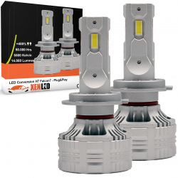 2x LED H7 FALCON7 130W - 14,000LMS REAL - SPECIAL HIGH BEAM - 9-32V CAR AND CANBUS TRUCK