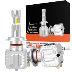 2x H7 LED bulb Terminator5 Performance 11,000Lms real 45W CANBUS - XENLED - ERROR FREE