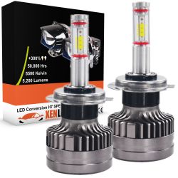 Kit de bombillas LED H7 XS9 60W 5200Lms Premium LED Pro - Diseño de lente