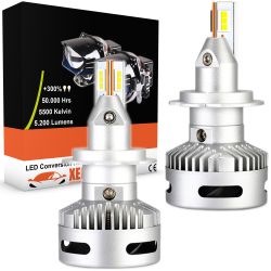 Kit 2 LED Bulbs H7 N26 45W 11600Lms LED Pro - Lenticular Design