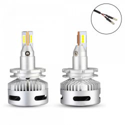 Kit 2 LED Bulbs D1S D3S N26 45W 11600Lms LED Pro - Lenticular Design