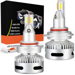 Kit 2 lampadine a LED HIR2 9012 N26 45W 11600Lms LED Pro - Design lenticolare