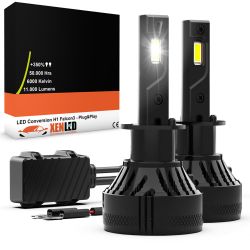 Pack Ampoules LED H1 FALCON3 45W - 11 000Lms réels - Spécial Feux de route - 12V