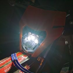 BLOQUE LED MOTO CV02 Serie Evolution 30W - KTM / HUSQVARNA / UNIVERSAL - NARANJA