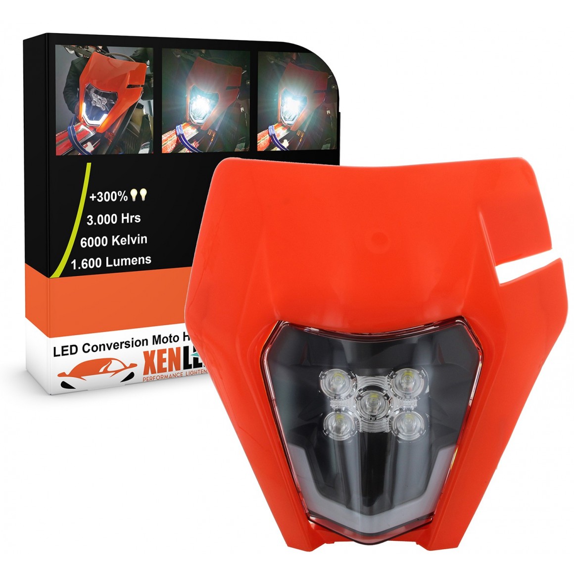 LED OPTICS - GAS GAS EC 300 (FS) - CV02 Evolution Series 30W NARANJA