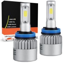 2 x 75w bombillas H11 faro LED - 6500k