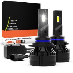 Pack Ampoules LED HB3 9005 FALCON3 45W - 11 000Lms réels - Spécial Feux de route - 9-32V