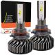 Kit 2 AMPOULES HB3 9005 LED Ventilées FF2 - 5000Lms - 6000°K - Taille Mini