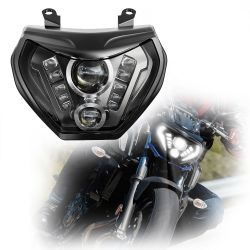 Faro LED FZ09 MT-09 13-16 IP67 impermeable plug & play canbus 92W Real - XENLED - 6000Lms - Yamaha